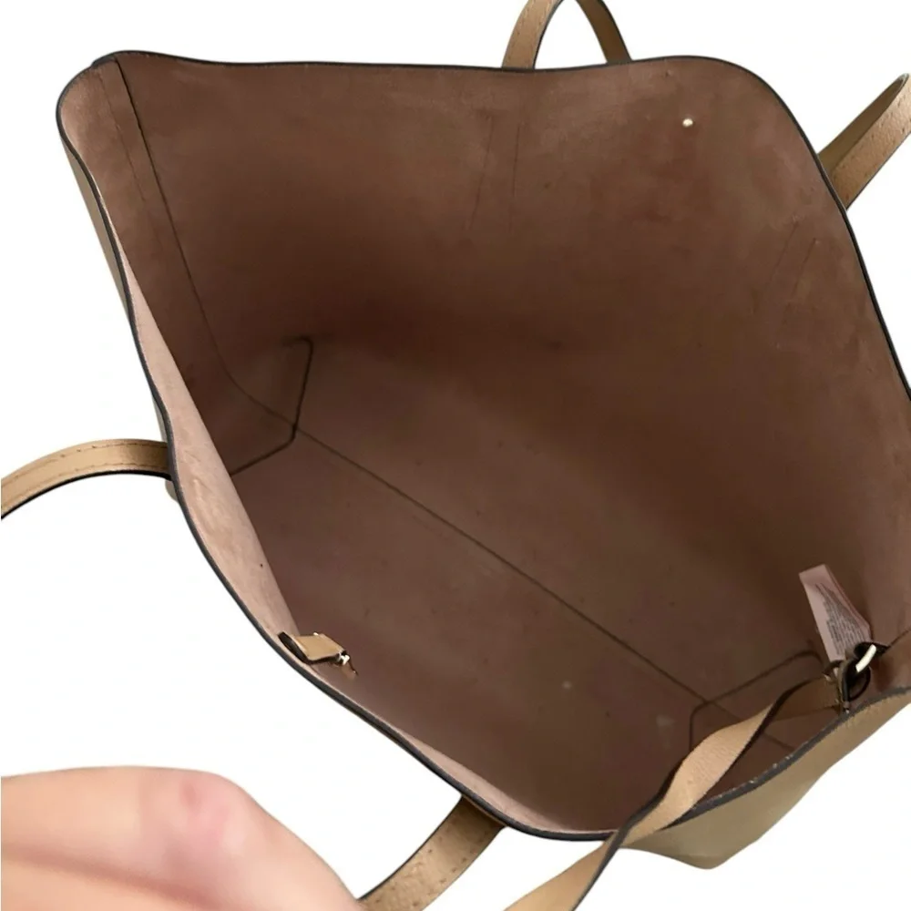 Kate‎ Spate New York Leather Carryall Large Tote Bag